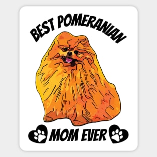 Best Pomeranian Mom Ever Sticker